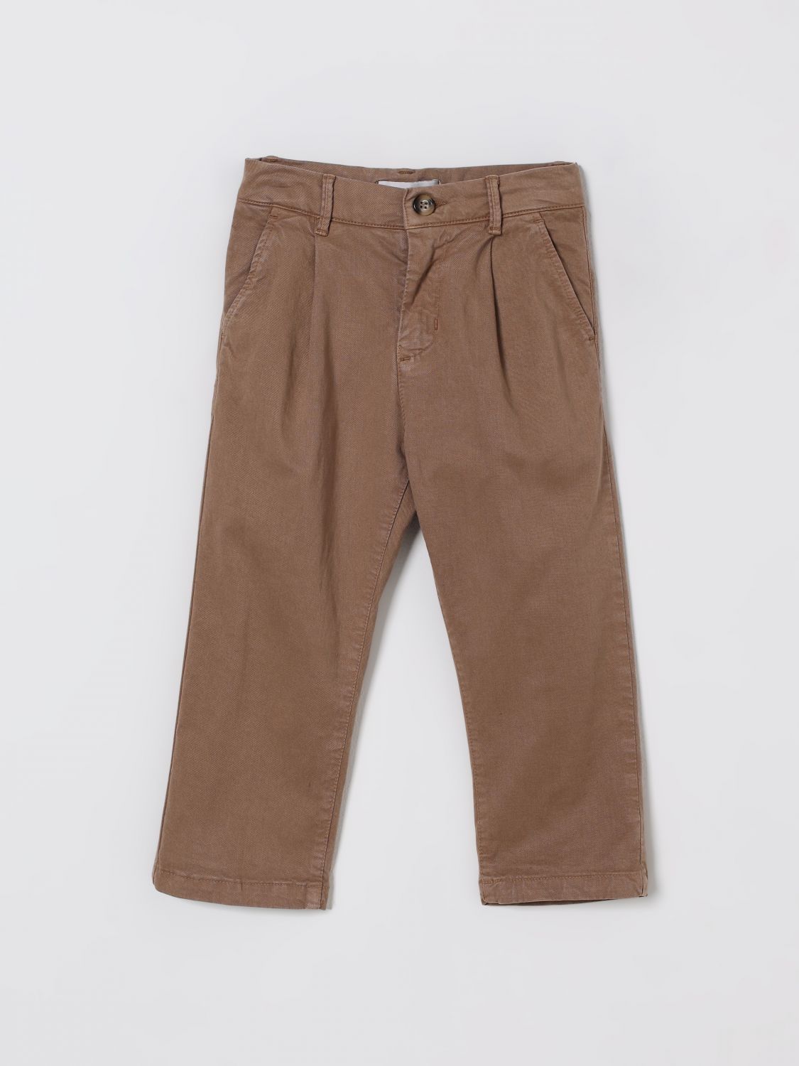 Manuel Ritz Pants Kids Color Camel In Brown
