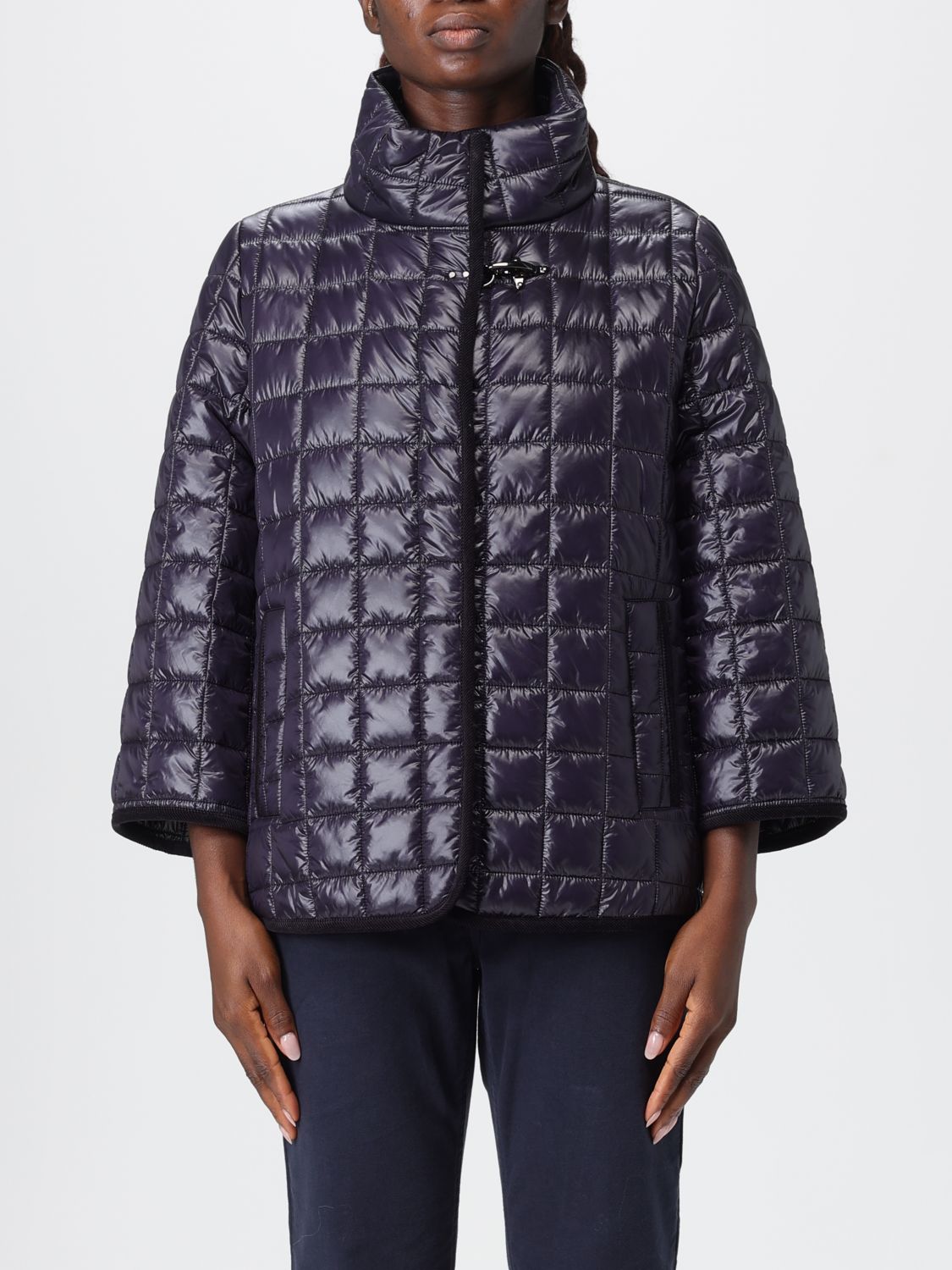 Fay Coat  Woman Color Blue In Blue