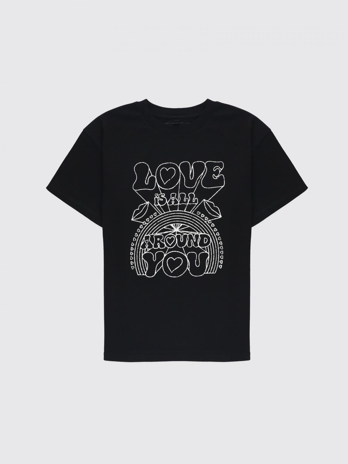 STELLA MCCARTNEY KIDS T-Shirt Kinder Farbe Schwarz