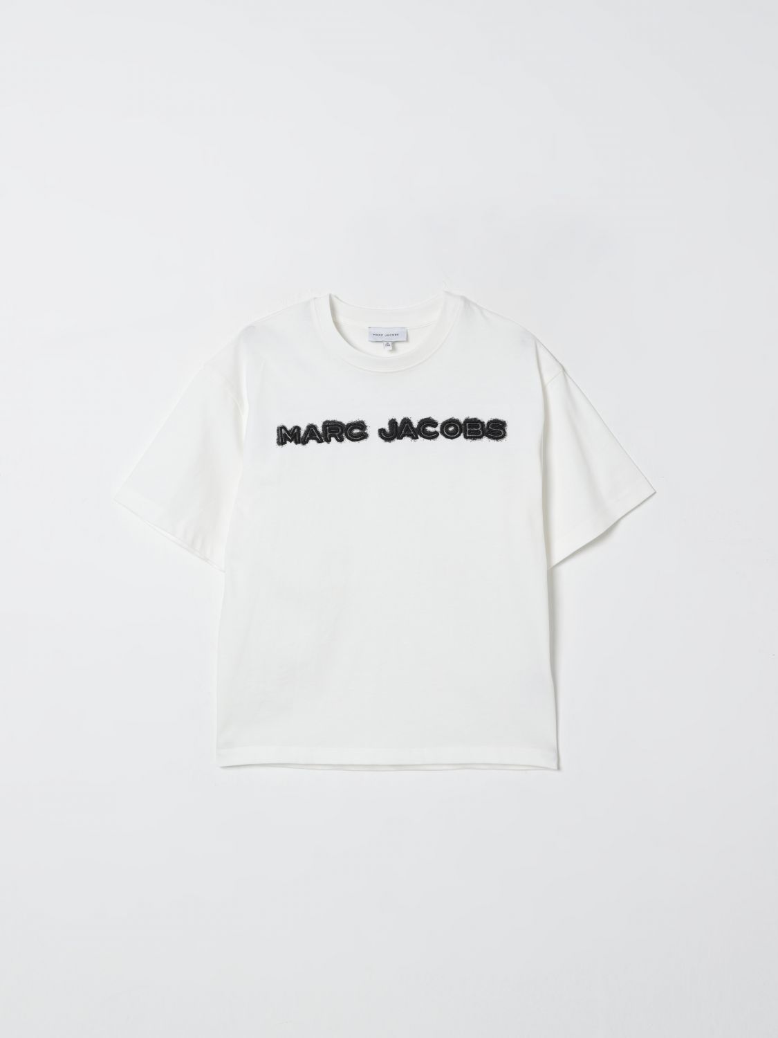 Marc Jacobs Logo-embroidered T-shirt In White