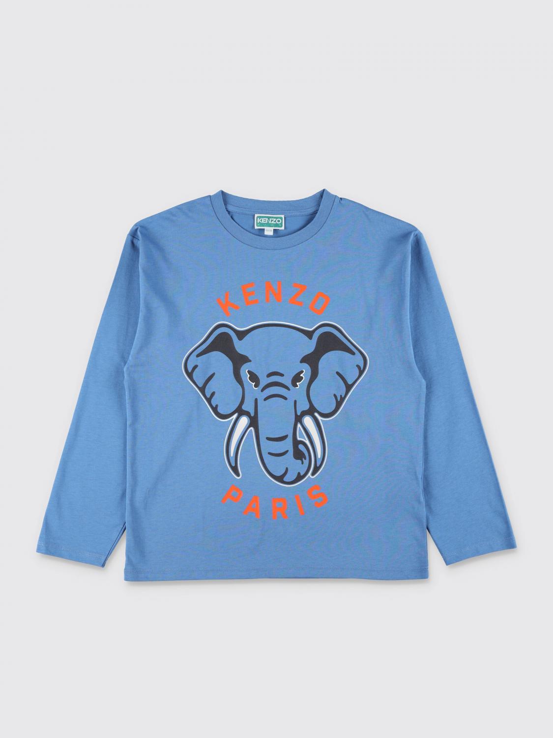 KENZO KIDS T-Shirt Kids color Blue　KENZO KIDS Tシャツ キッズカラー ブルー KENZO