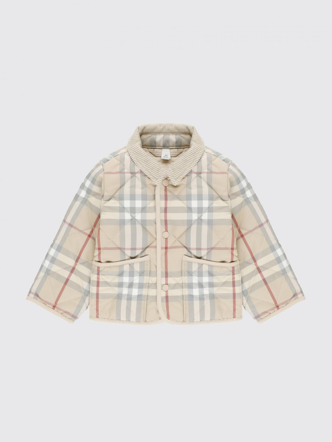 Burberry Babies' Jacket  Kids Color Beige In Brown