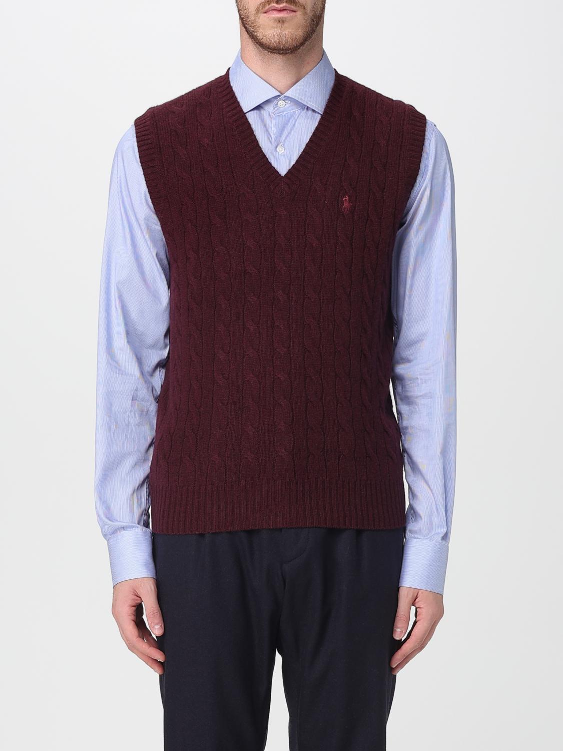 Polo Ralph Lauren Sweater  Men Color Wine In Red
