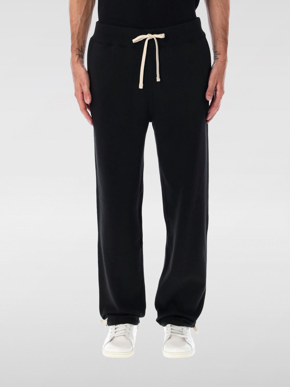 Polo Ralph Lauren Black Cottonblend Jogging Trousers In Black