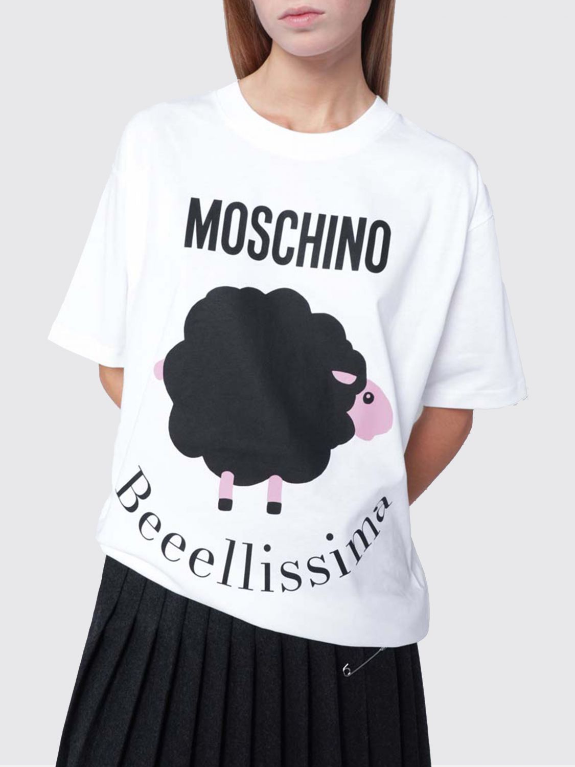 Moschino T-shirt Couture Woman Color White In White