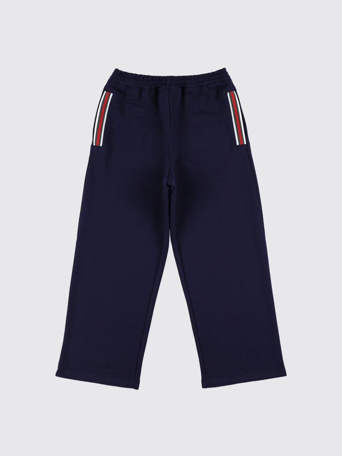 GUCCI Pantalone in cotone con Web