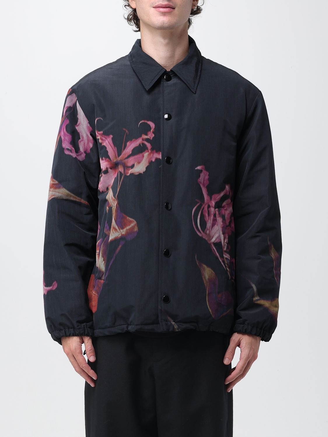 Dries Van Noten Orries 2069 M.w.jacket Black In Black