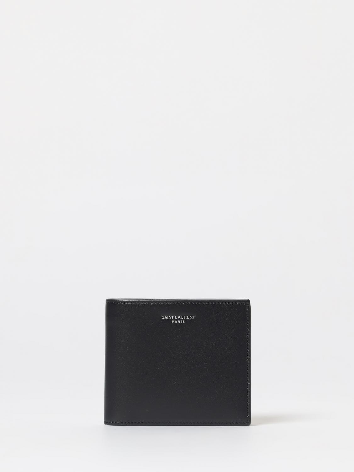 SAINT LAURENT Portafoglio East/West in pelle