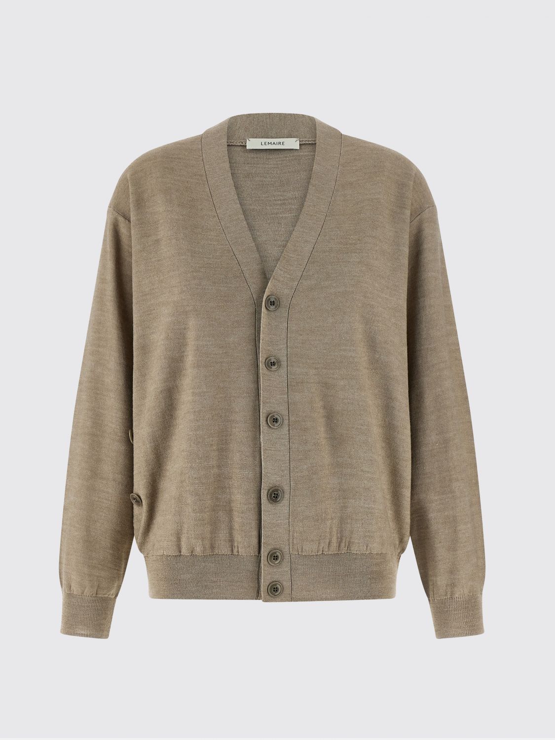Lemaire Relaxed Twisted Cardigan In Brown