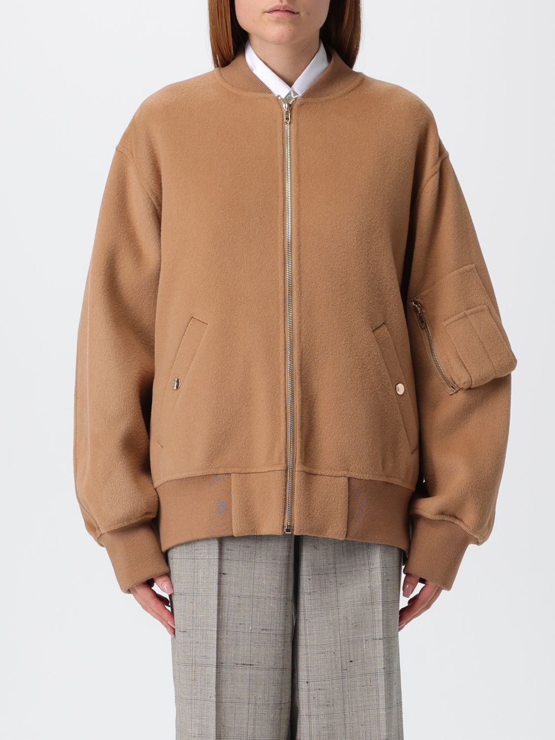 Semicouture Jacket  Woman Color White In Brown