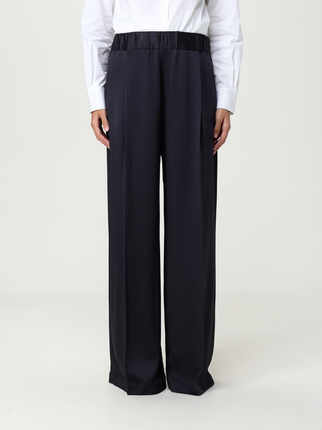 Semicouture Pants  Woman Color Black In Blue
