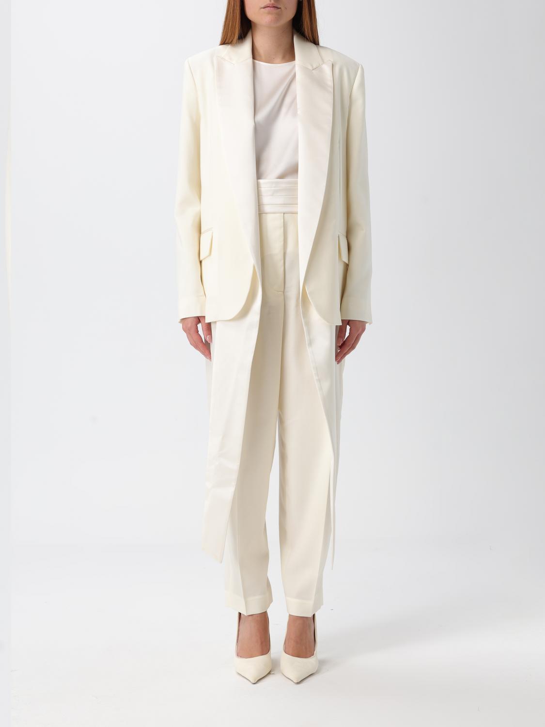 Erika Cavallini Jacket  Woman Color White In Neutral