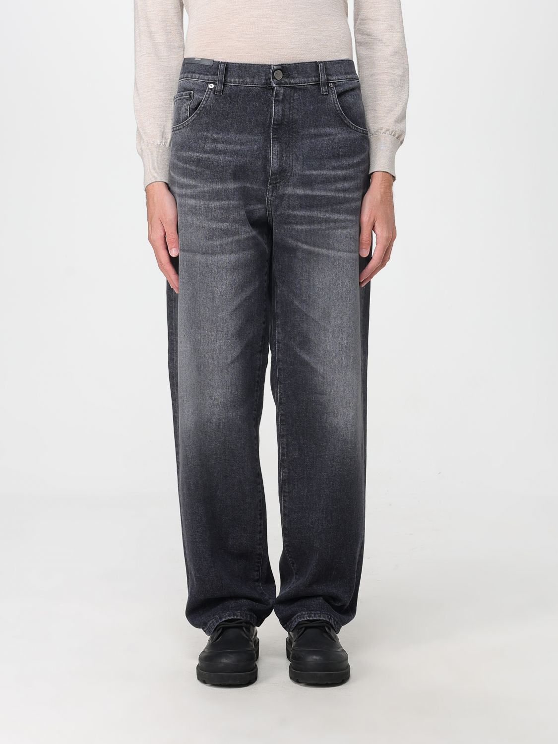 Pt Torino Jeans Men Color Black In Blue