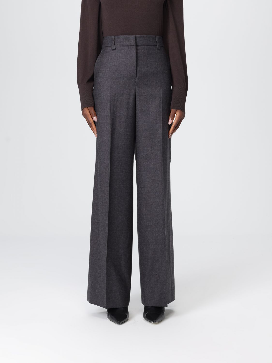 Incotex Pants Woman Color Grey In Gray