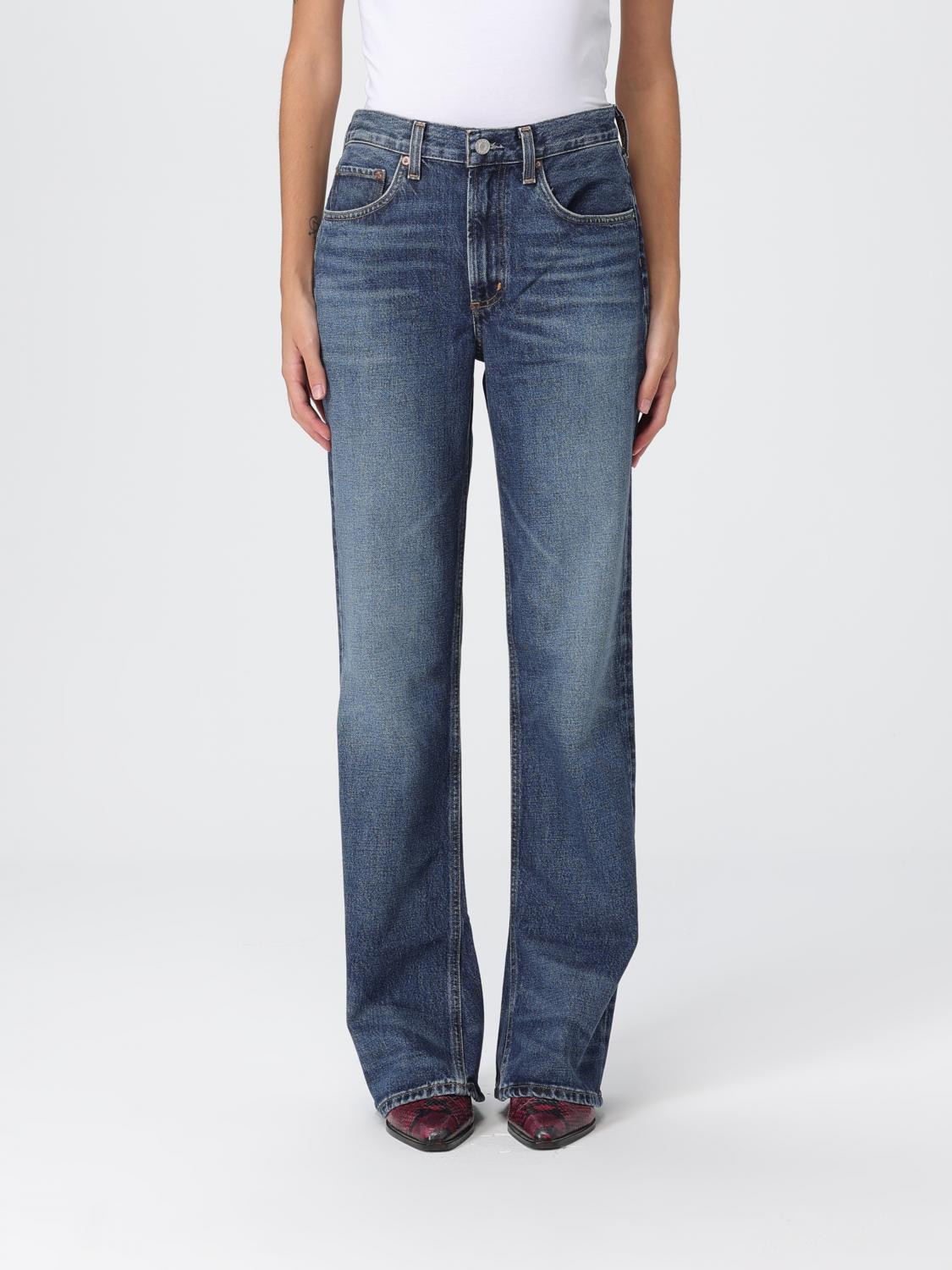 Agolde Jeans  Woman Color Denim In Blue