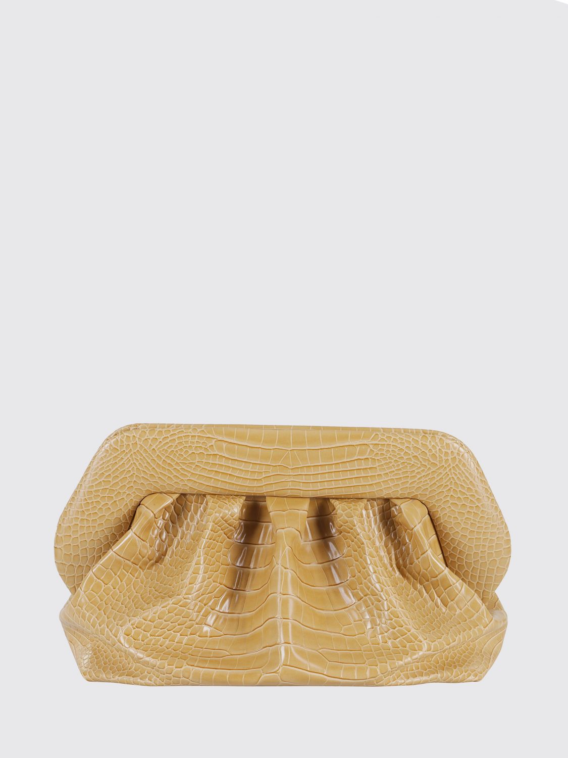 Themoirè Shoulder Bag  Woman Color Biscuit In Brown