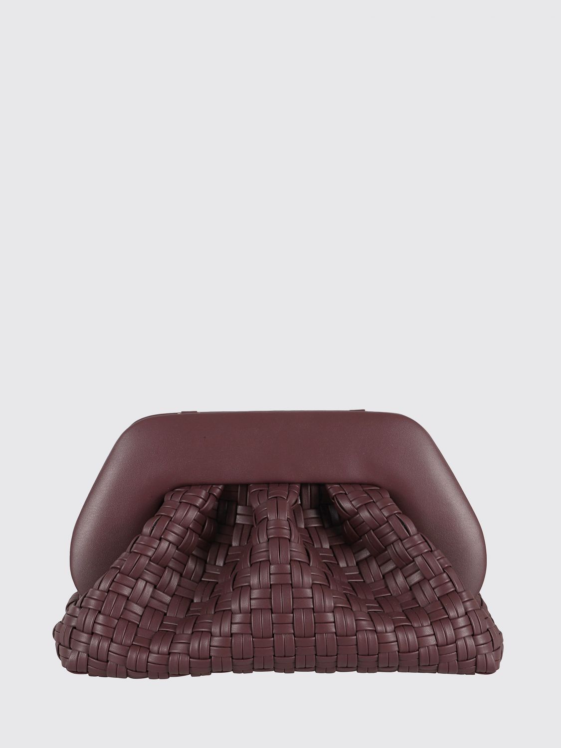 Themoirè Shoulder Bag  Woman Color Plum In Purple