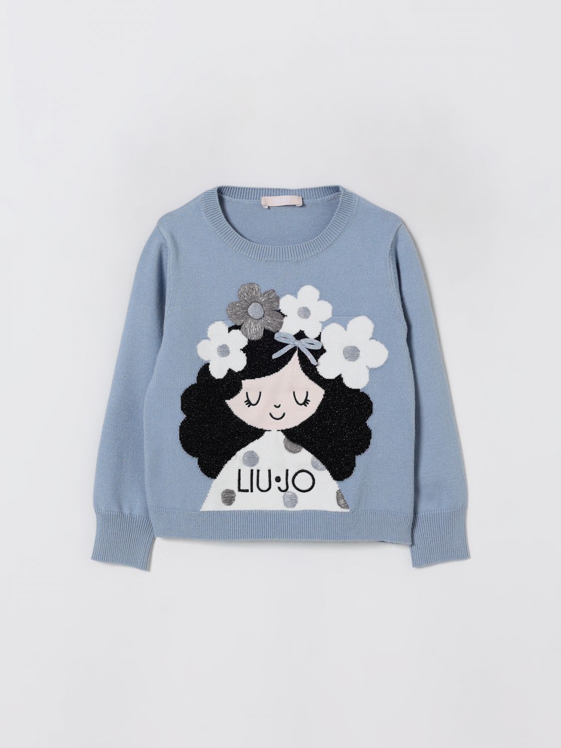 Liu •jo Sweater Liu Jo Kids Color Avion In Blue