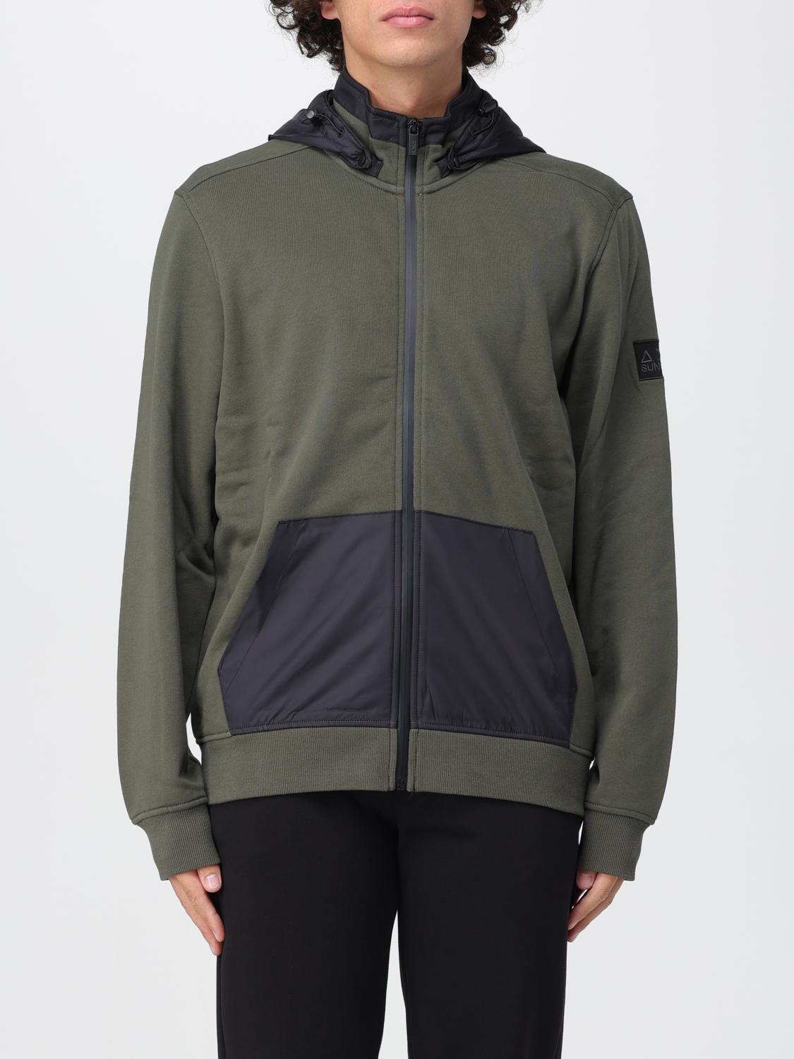 Sun68 Sweatshirt Men color Military