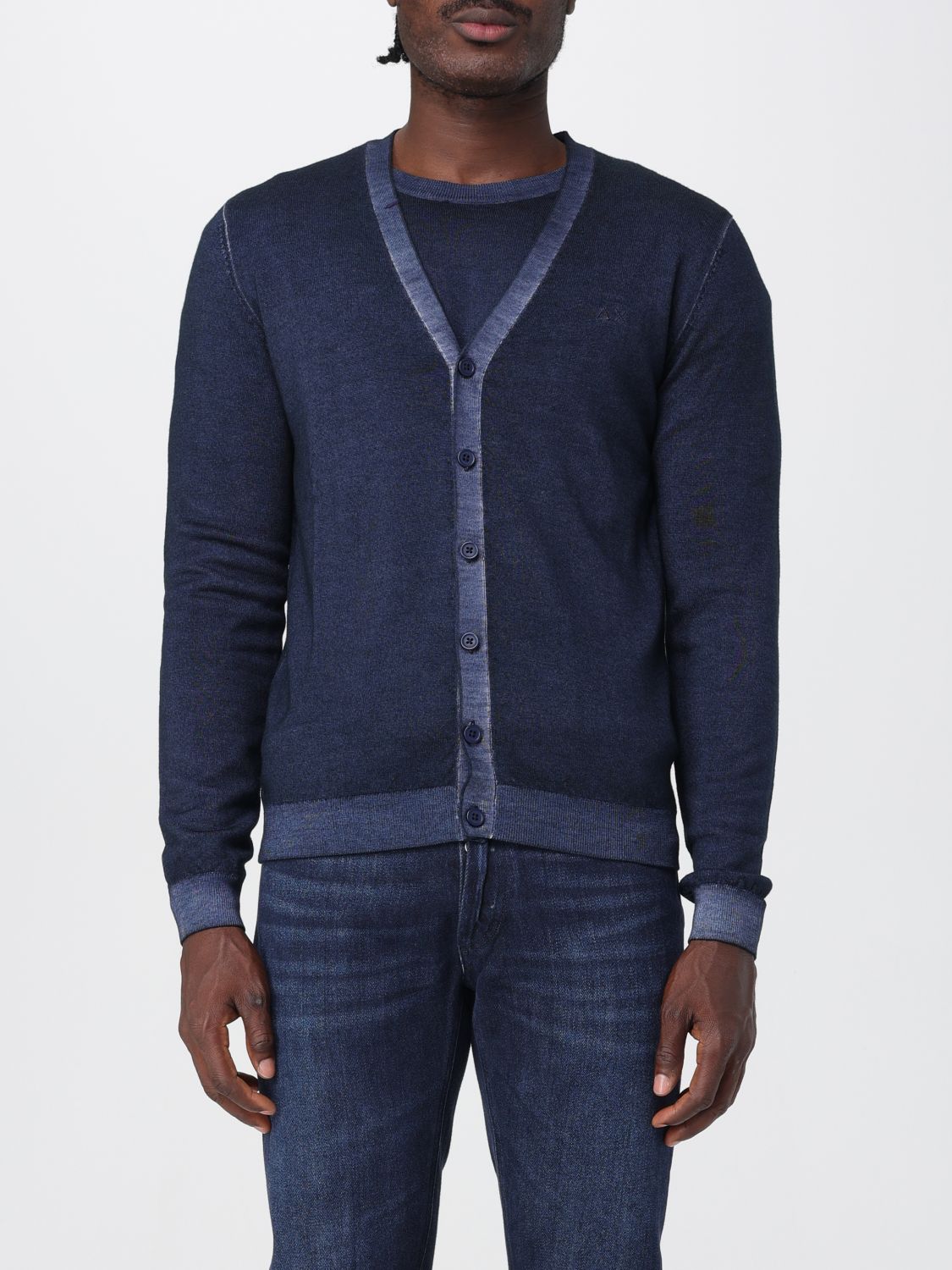 Sun 68 Sweater Sun68 Men Color Blue In Blue