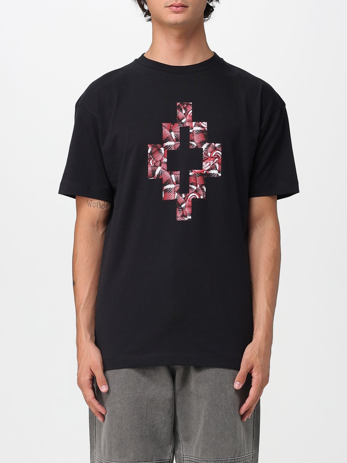 Marcelo Burlon County Of Milan T-shirt  Men Color Black In Black