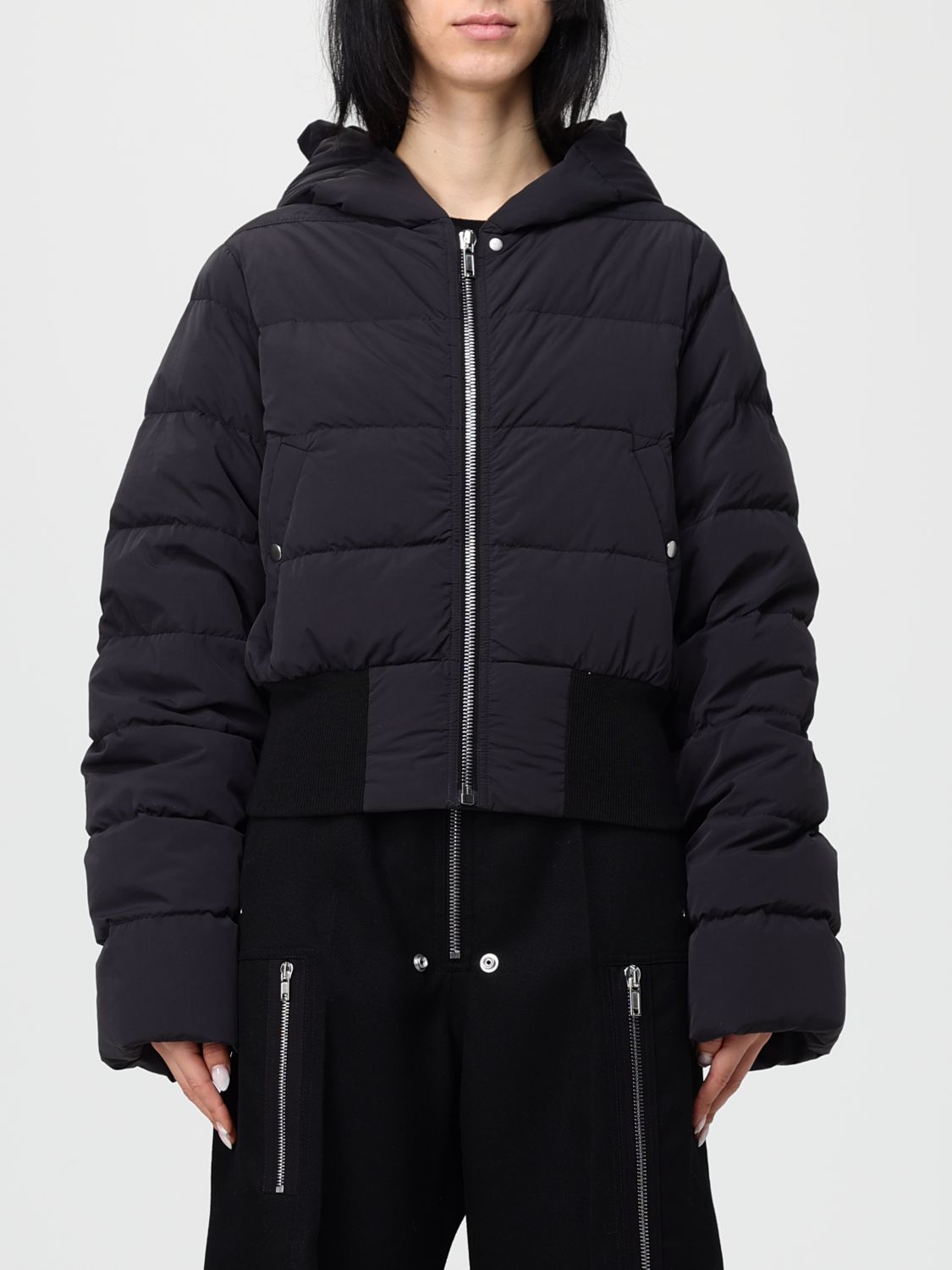 Rick Owens Jacket  Woman Color Black In Blue