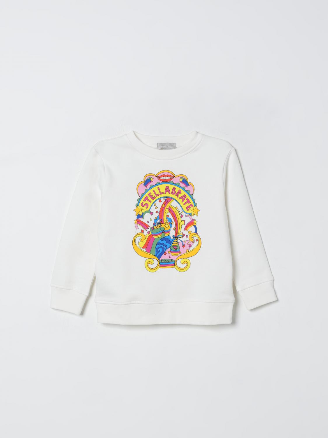Stella Mccartney Sweater Kids Kids Color Yellow Cream In White