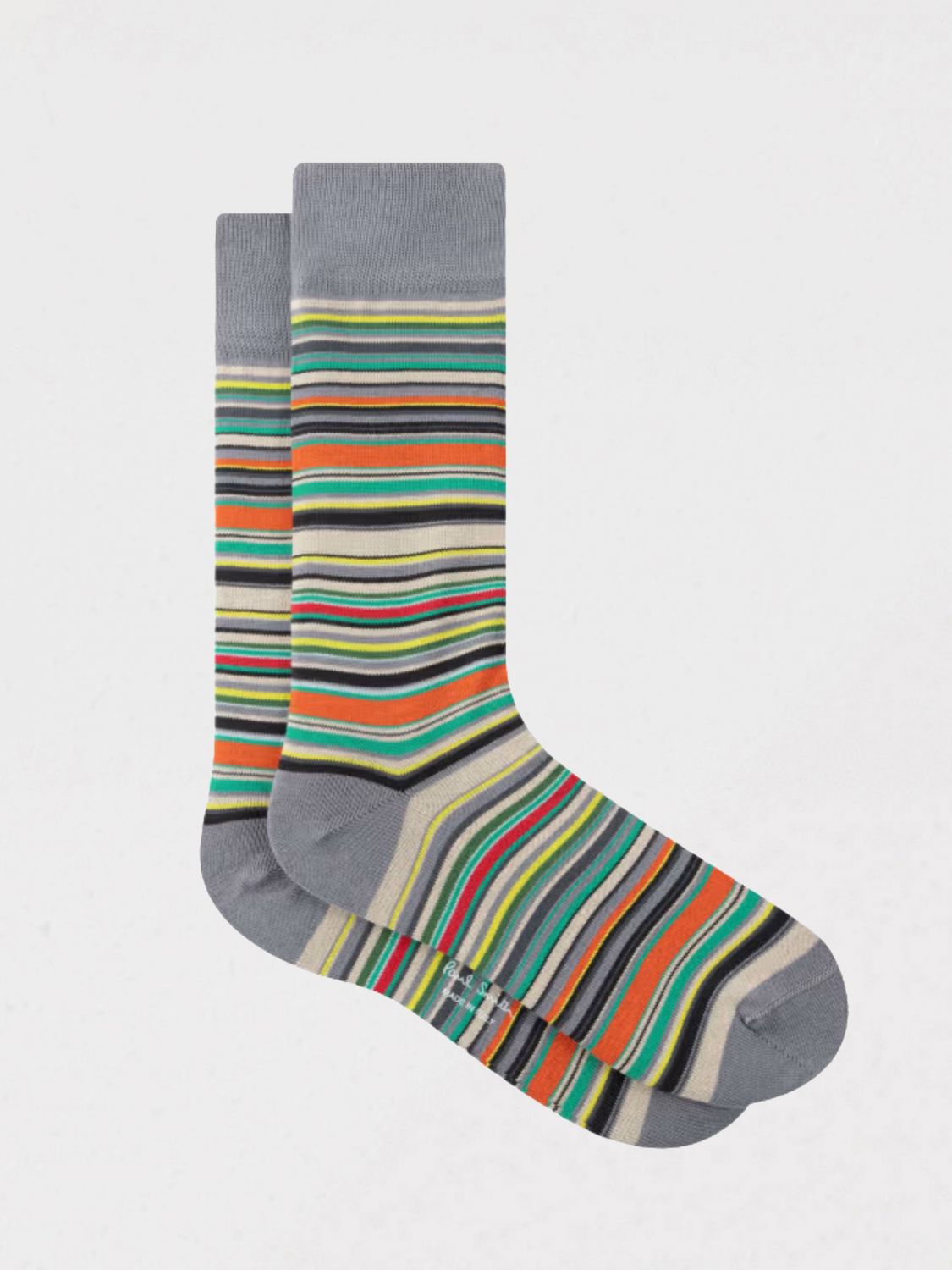 Paul Smith Signature Striped Mid-calf Men's Socks In Multi