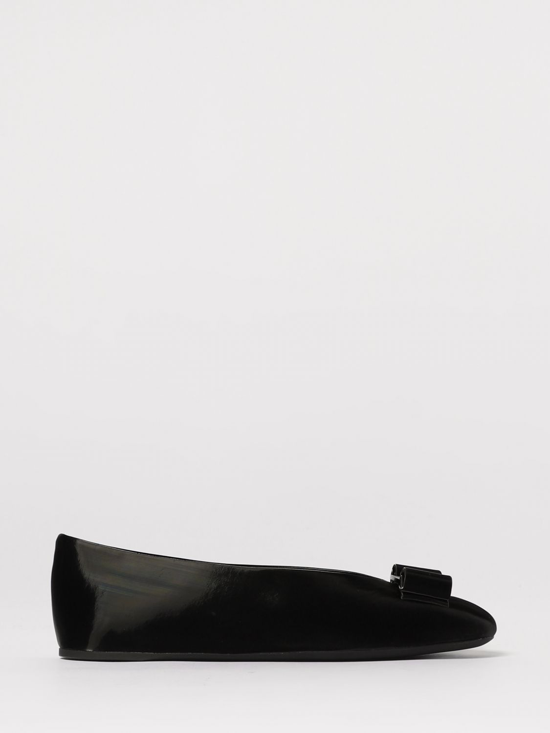 Ferragamo Ballet Flat  Woman Color Black In Multi