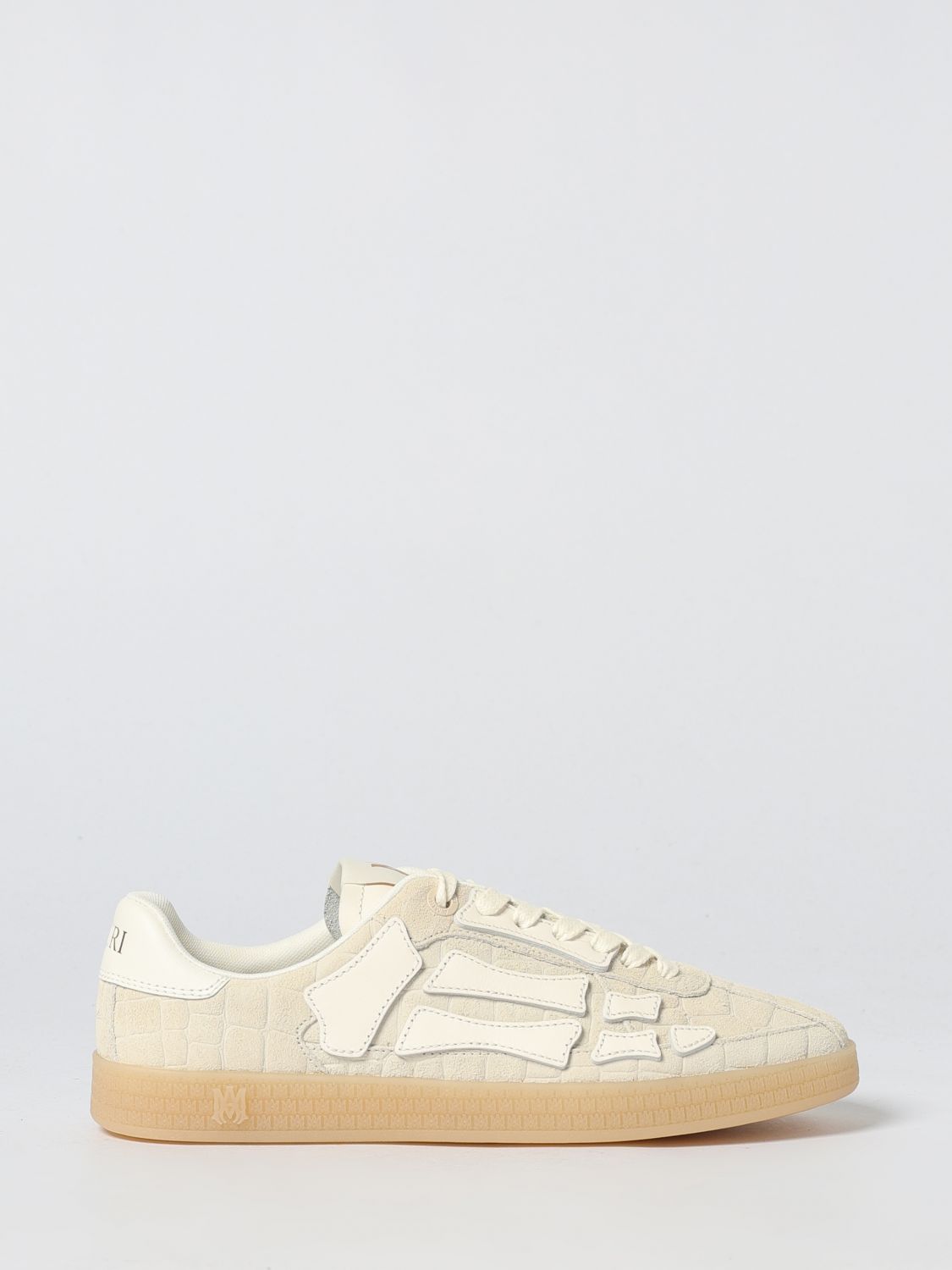 Amiri Casual Low Top Sneakers With Skull Detail In White