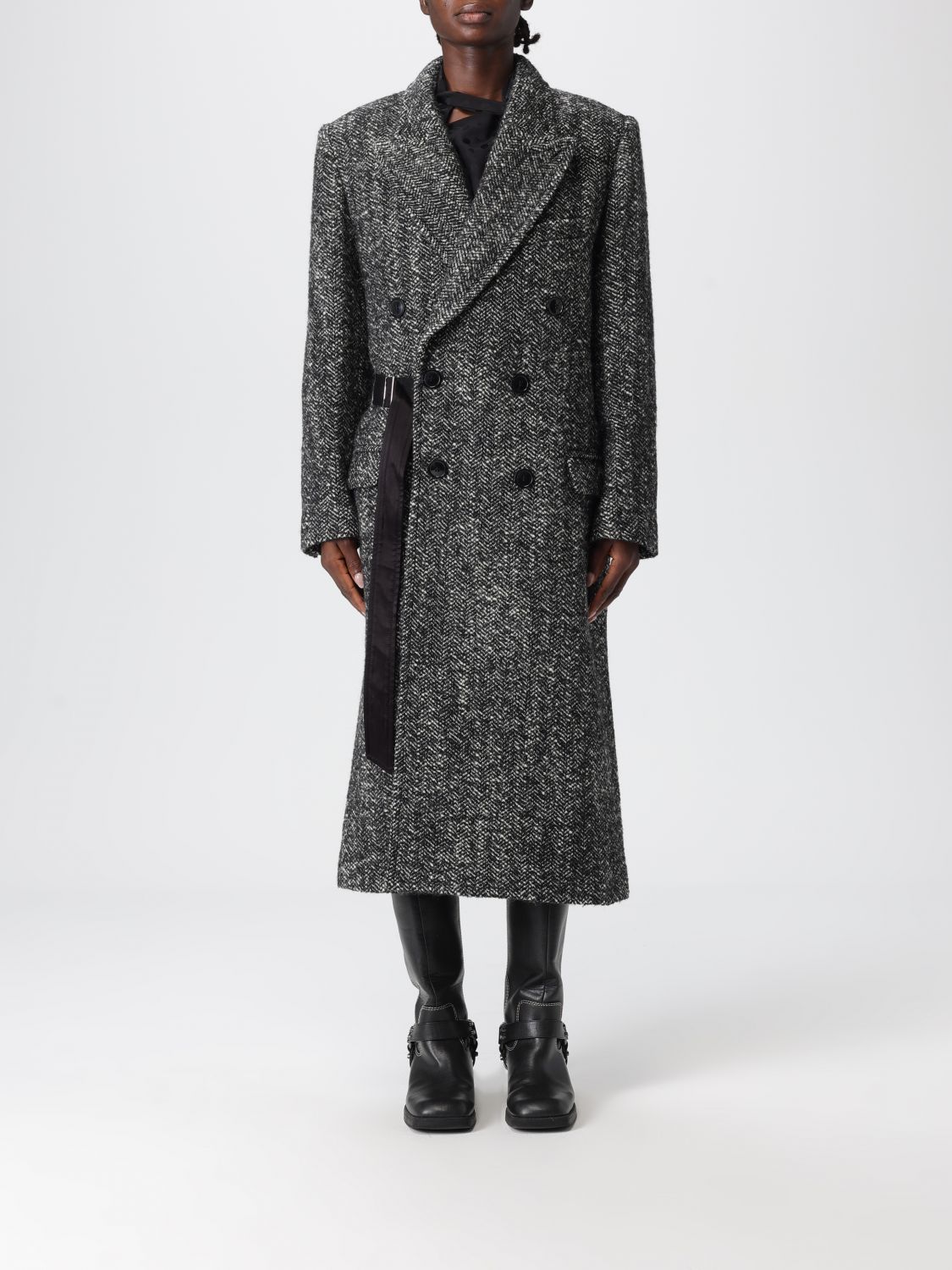 Isabel Marant Coat  Woman Color Grey In Gray