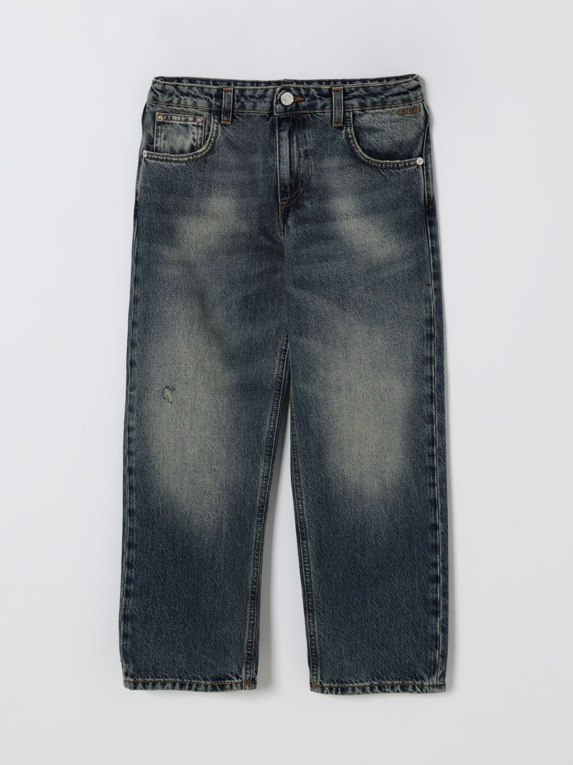 Msgm Jeans  Kids Kids Color Denim In Blue