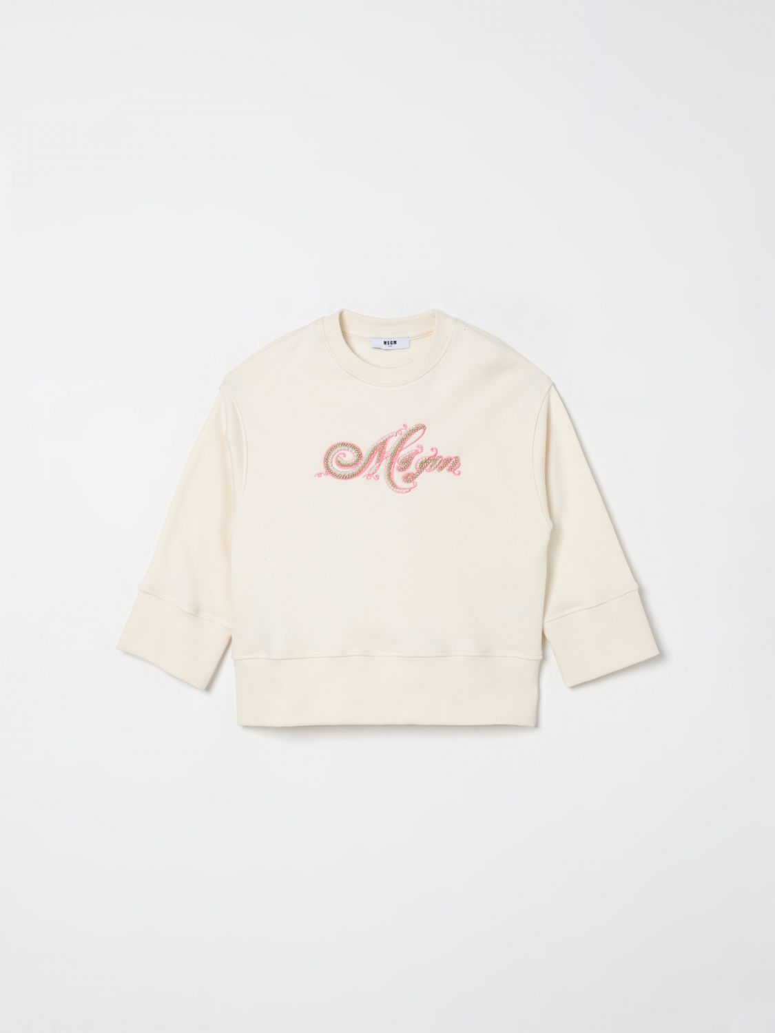 Msgm Sweater  Kids Kids Color Beige In Neutral