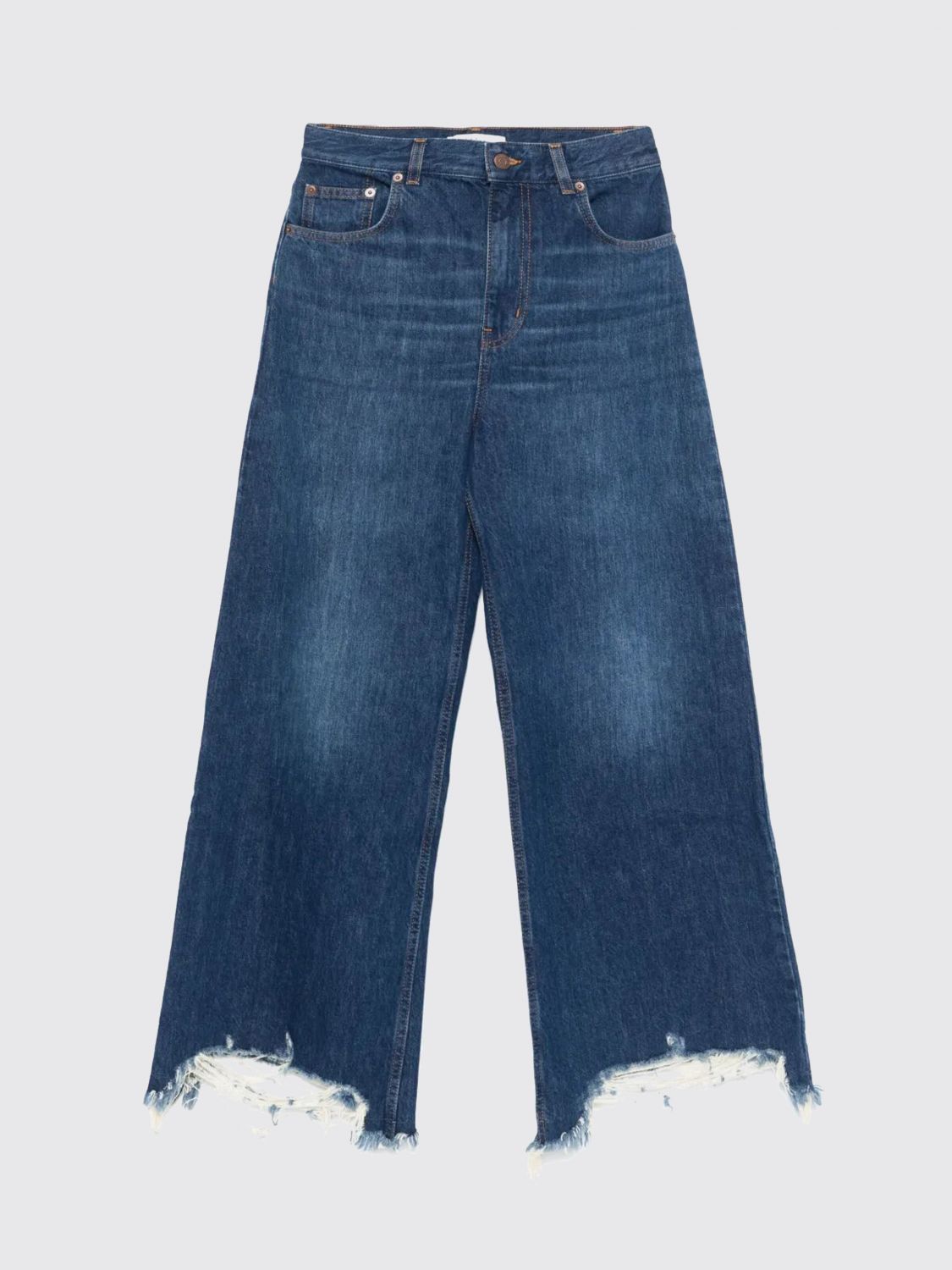 Chloé Chloe Women Wide Leg Denim In Blue