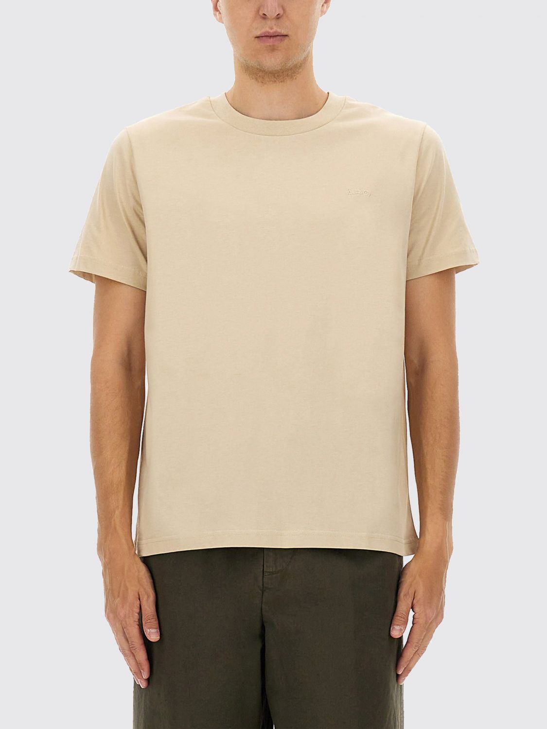 T-Shirt A. P.C. Uomo colore Beige