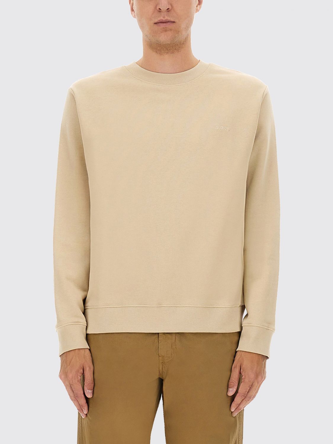 Felpa A. P.C. Uomo colore Beige