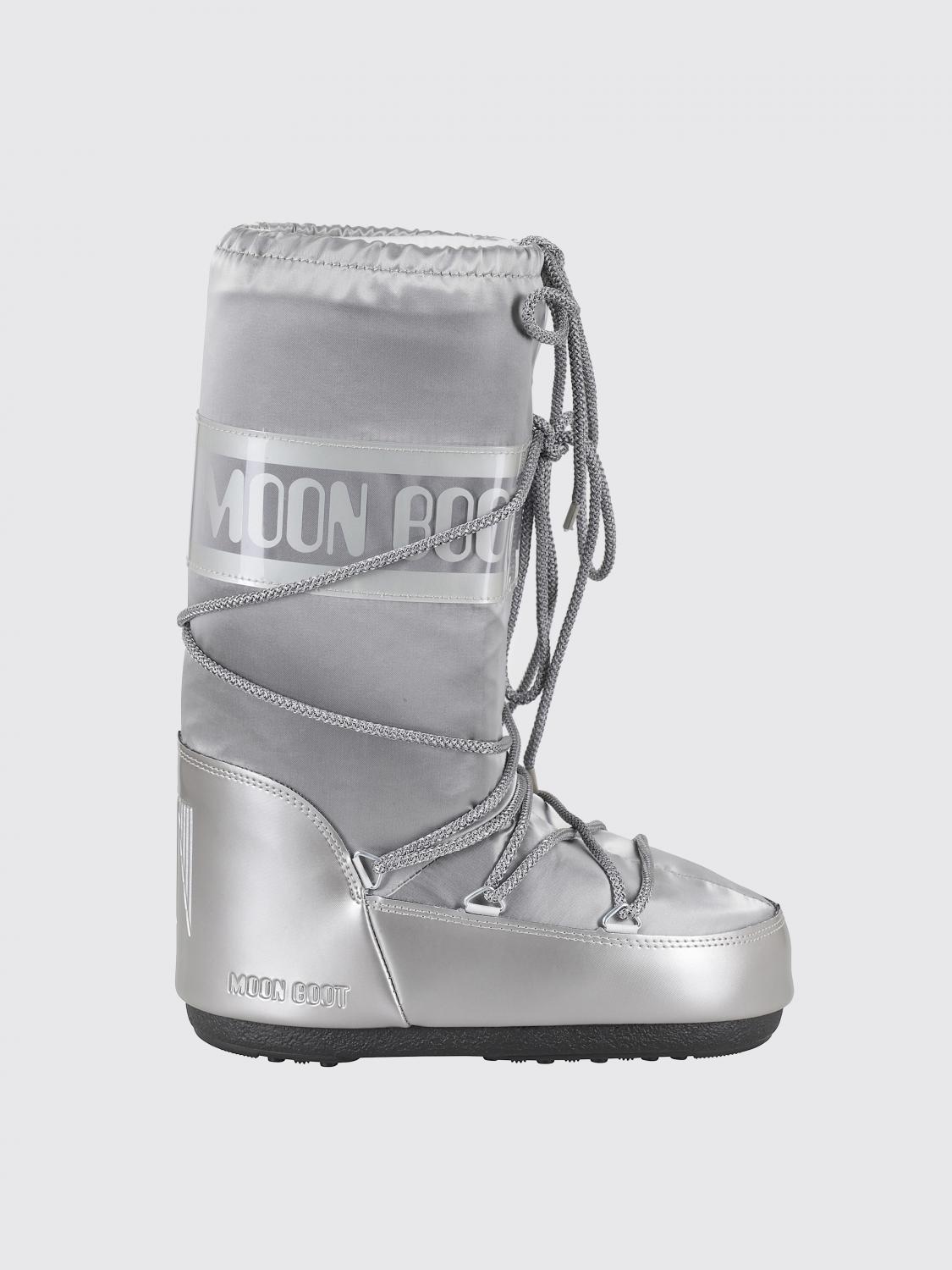 Moon Boot Boots Woman color Silver