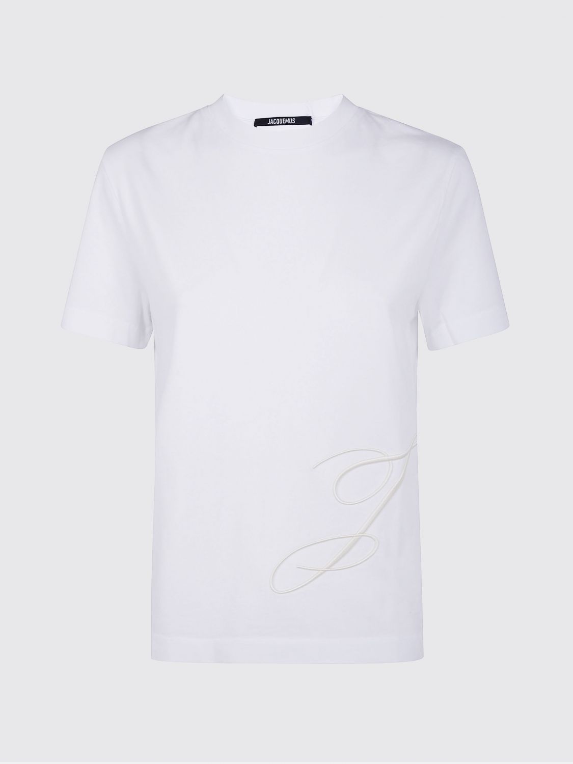 Jacquemus 'classic Crew Neck Short Sleeve T-shirt' In White