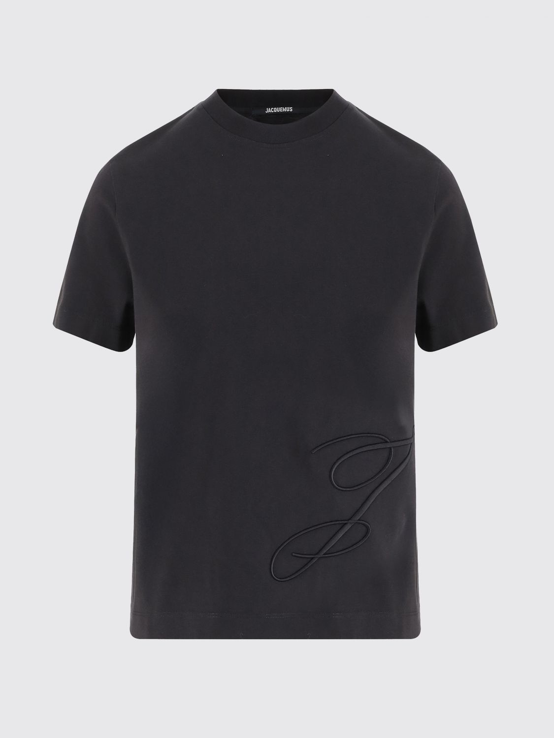 Jacquemus T-shirt  Woman Color Blue In Black