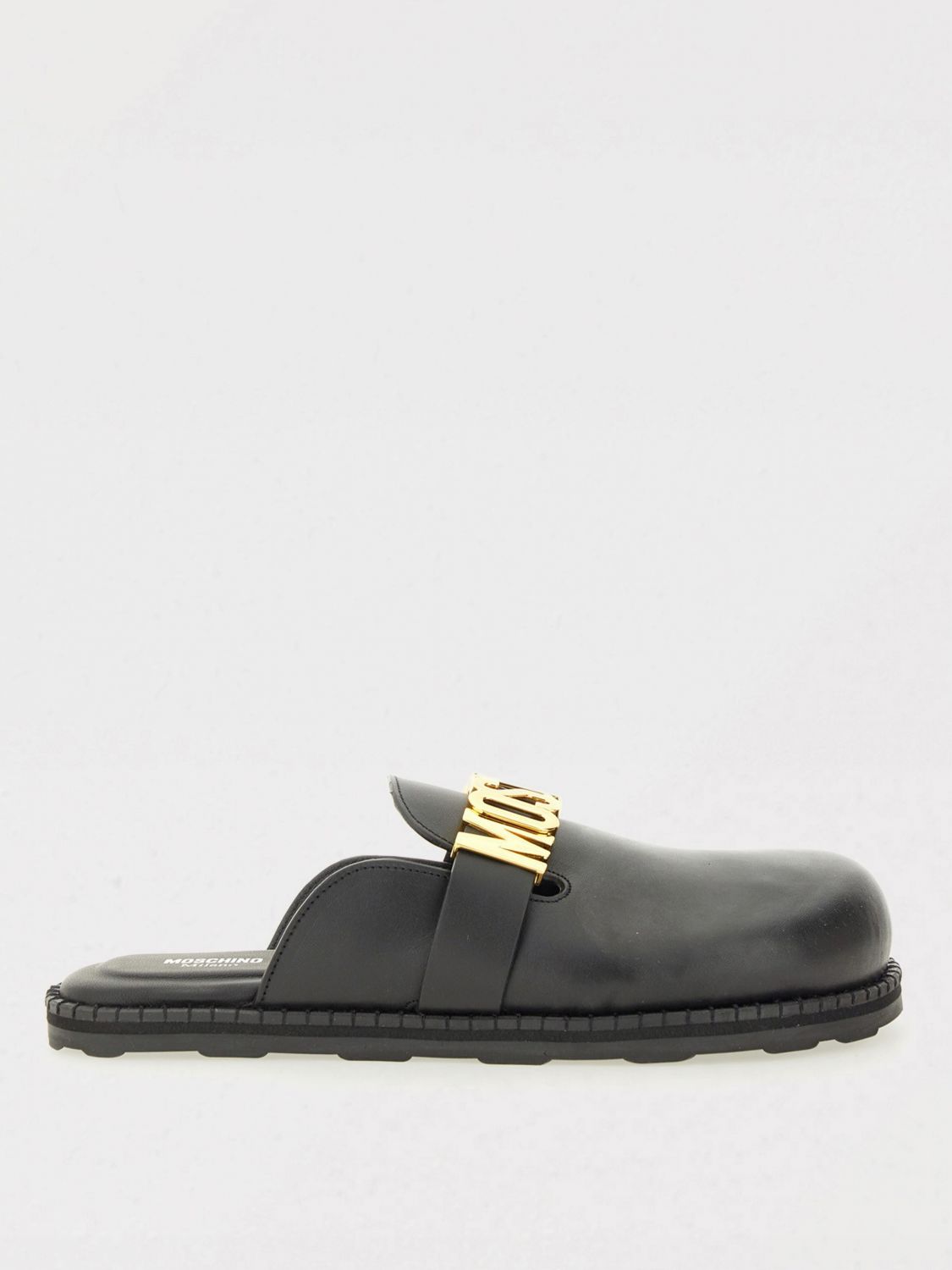 Moschino Flat Shoes  Couture Woman Color Black In Black