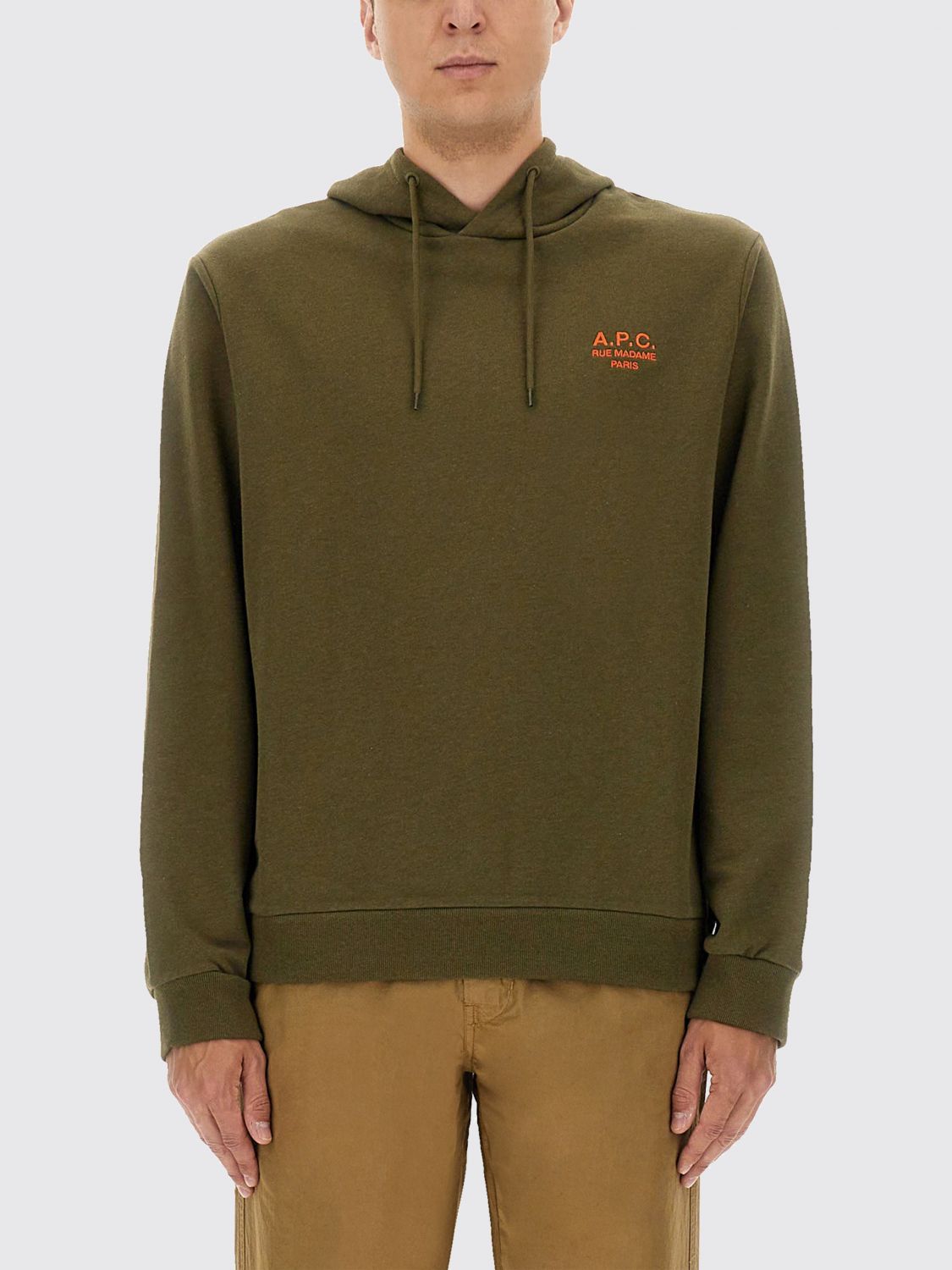 Felpa A. P.C. Uomo colore Verde
