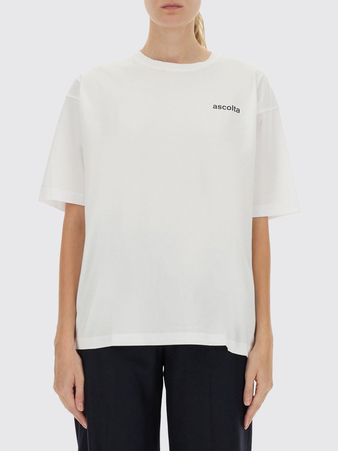 Aspesi T-shirt With Print In White