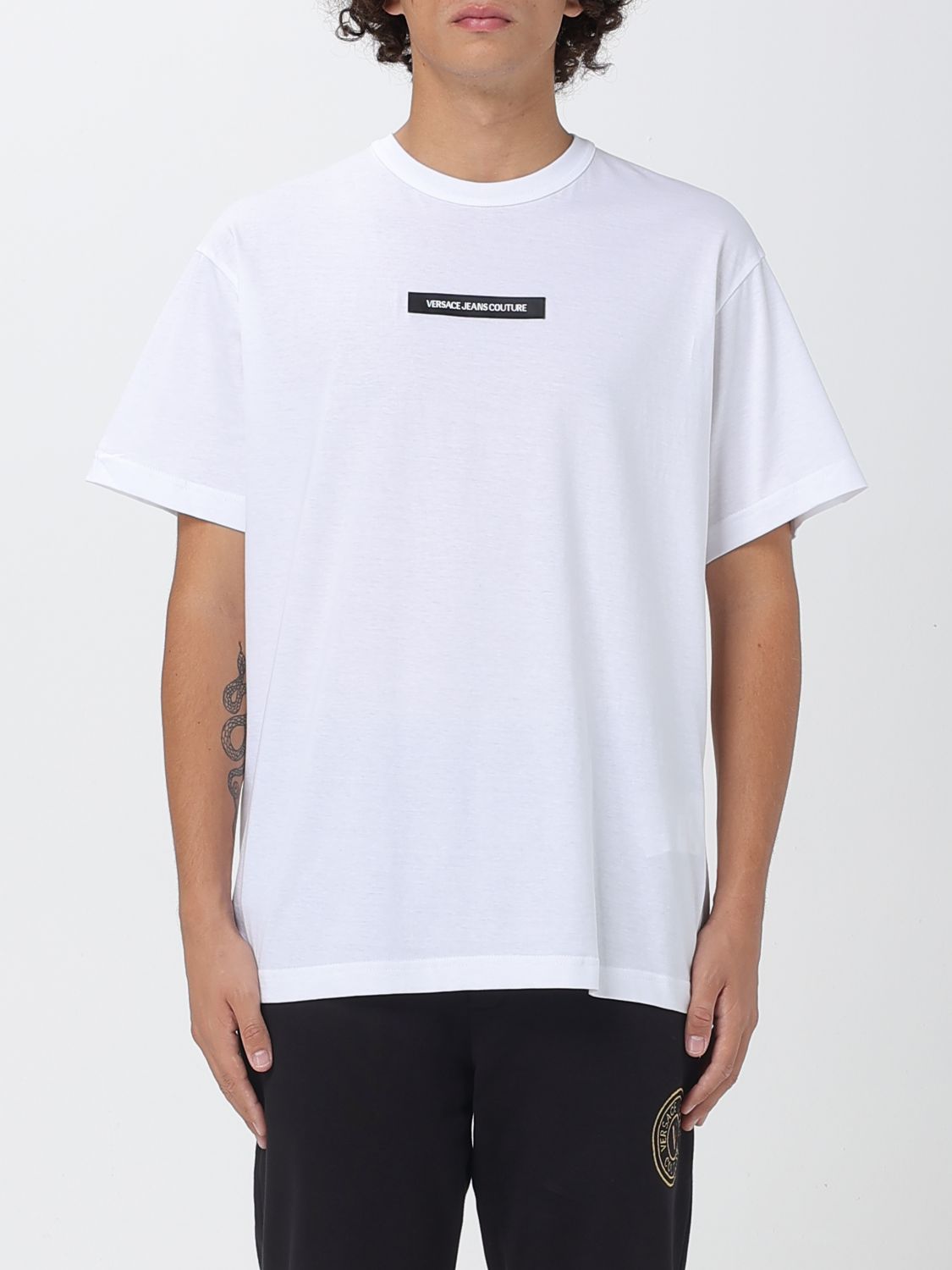 Versace Jeans Couture T-shirt  Men Color White In White