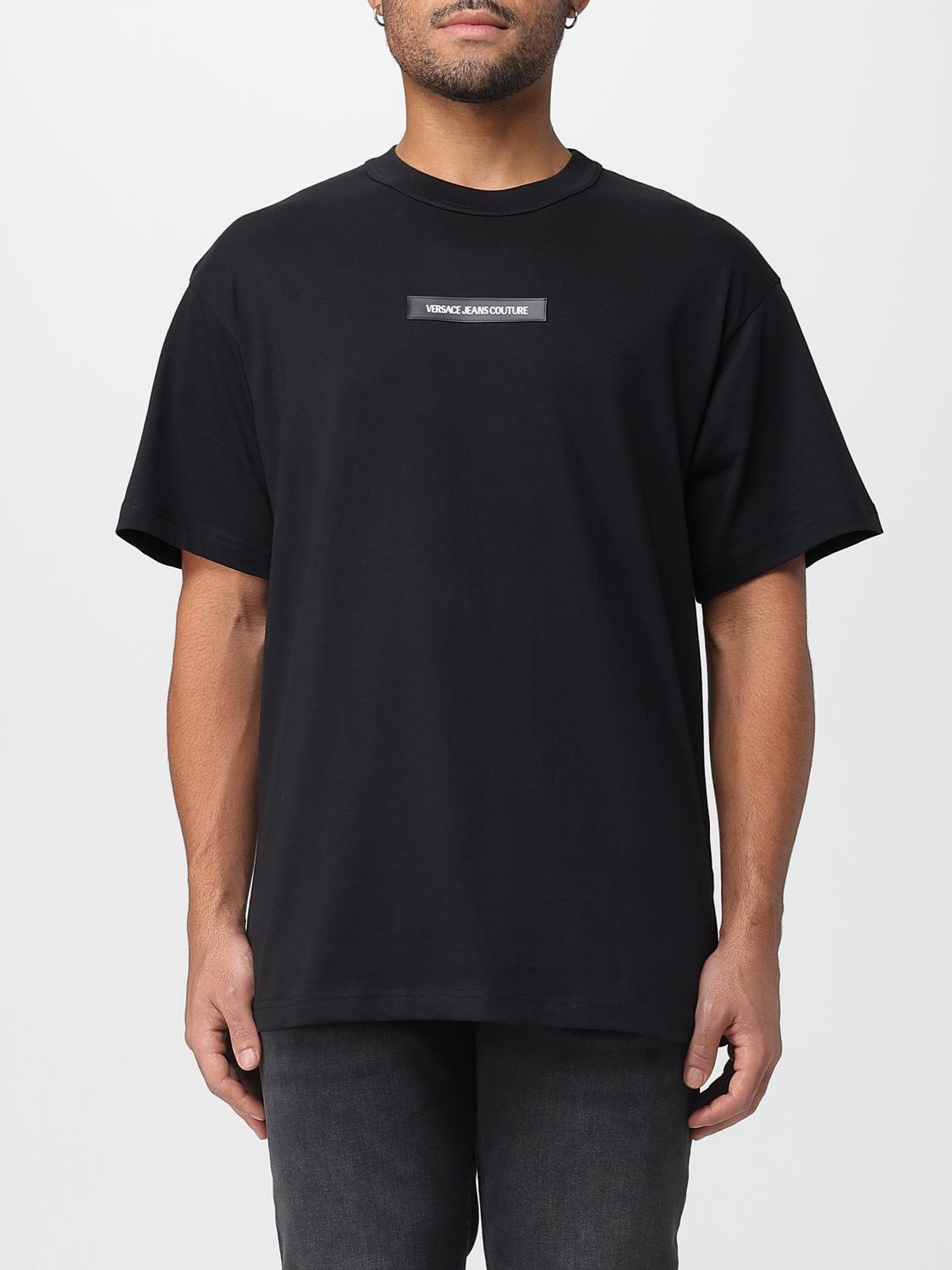 Versace Jeans Couture T-shirt Men Color Black In Multi