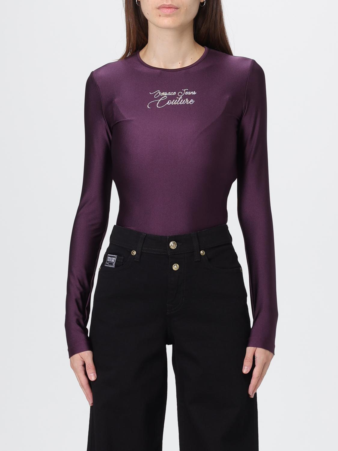 VERSACE JEANS COUTURE Top Damen Farbe Violett