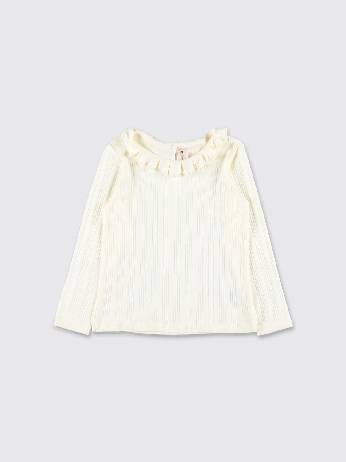 Bonpoint Bess Ruffled-trim T-shirt In Neutral