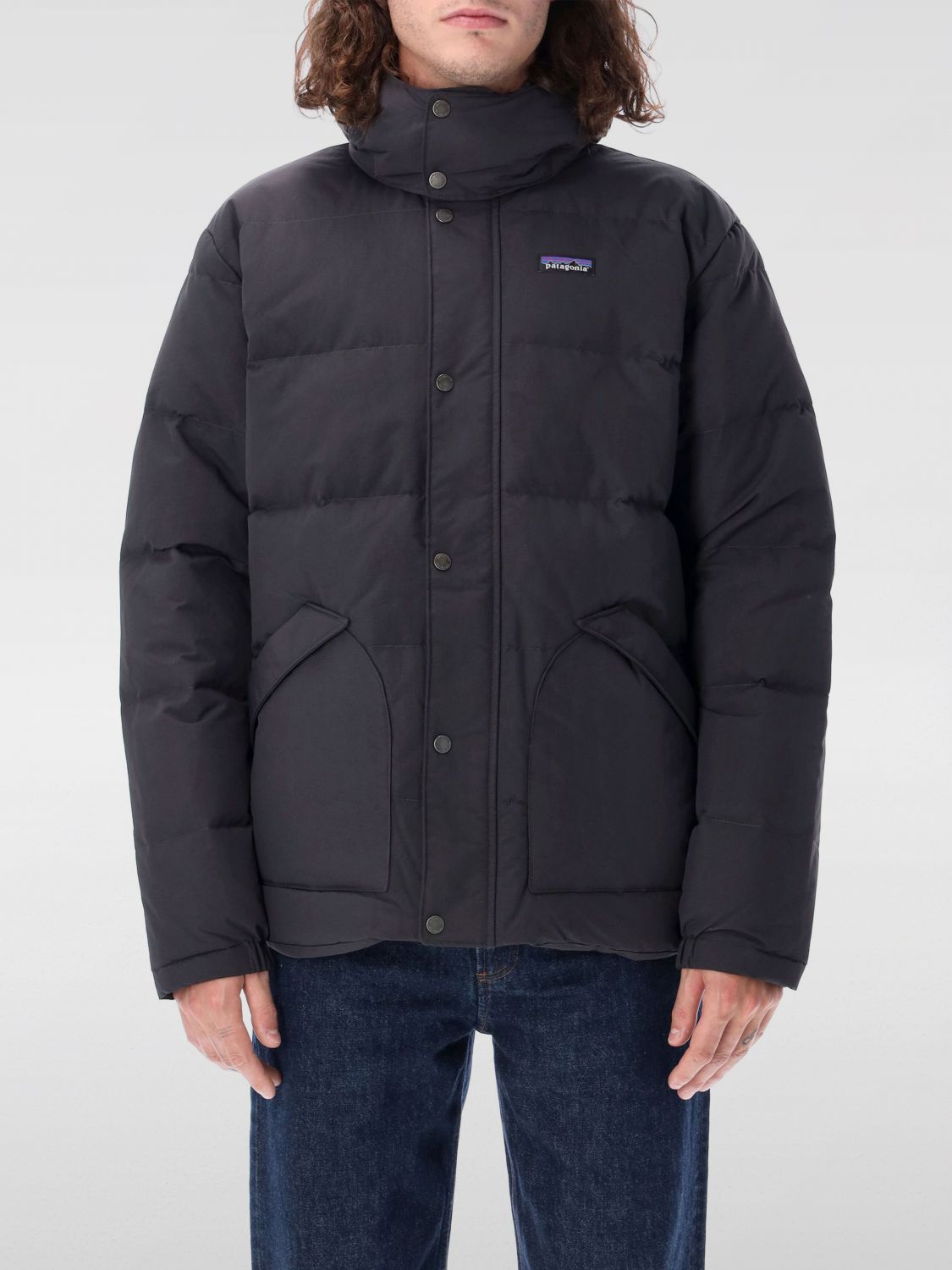 Patagonia Downdrift Jacket In Black