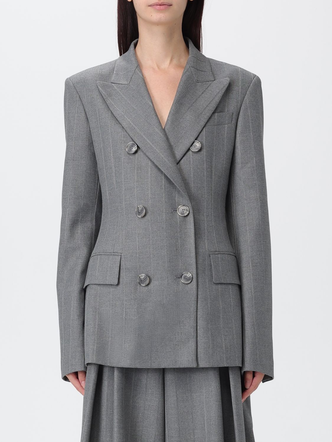 The Andamane Blazer Andamane Woman Color Grey In Gray