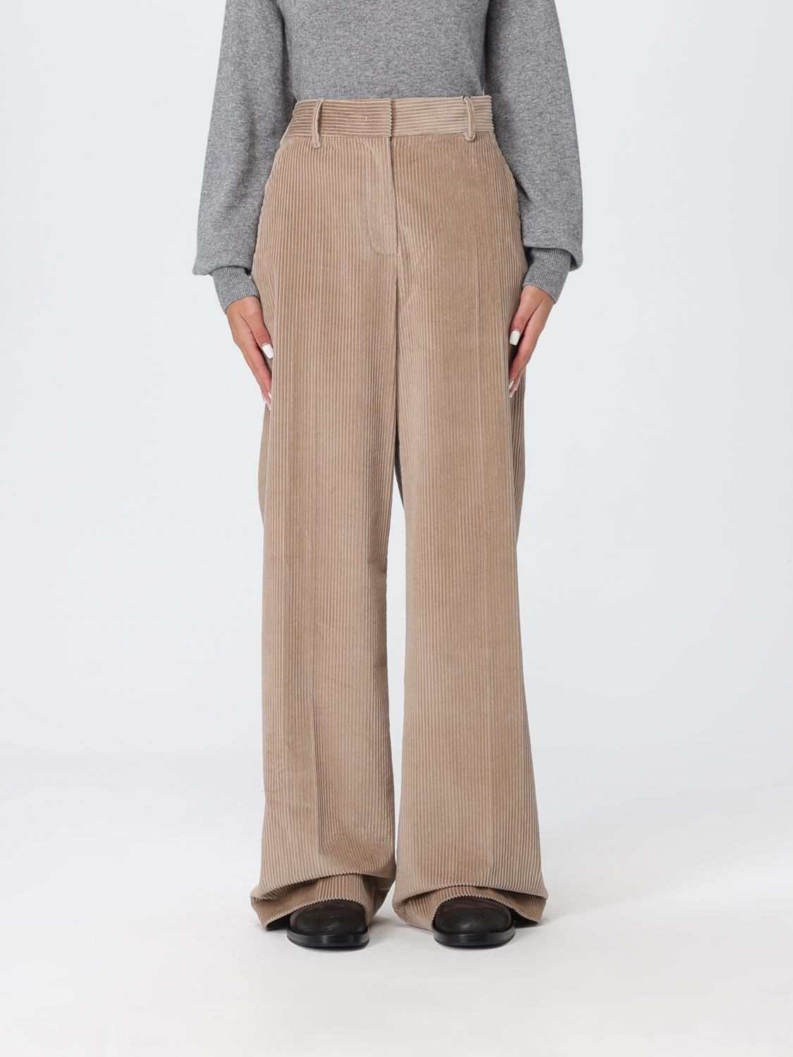 Weekend Max Mara Pants Woman  In Brown