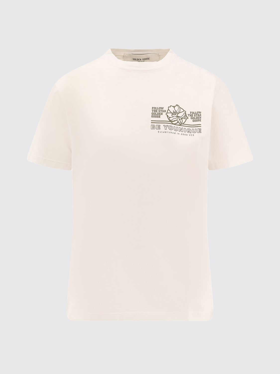Golden Goose Γυναικών Γκρί T-Shirt Woman Color